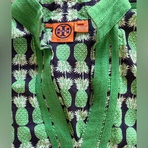Tory Burch Pineapple Print Cotton Tunic